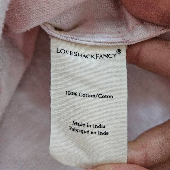 Loveshackfancy Corduroy Willow Top in Charleston Pink Size Small - Picture 5 of 7